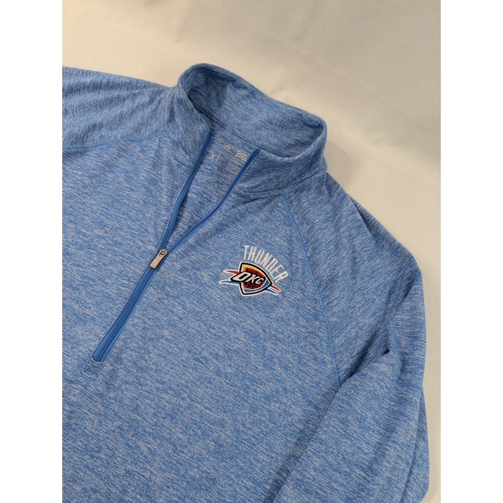 Adidas Golf Long Sleeve Quarter Zip Pullover Women's Sz XL Oklahoma City Thunder